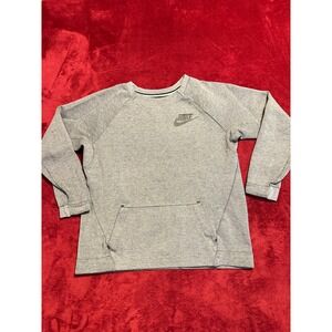 Nike Kids Sportswear Tech Fleece Crewneck Sweatshirt Grey 804731-092 XL